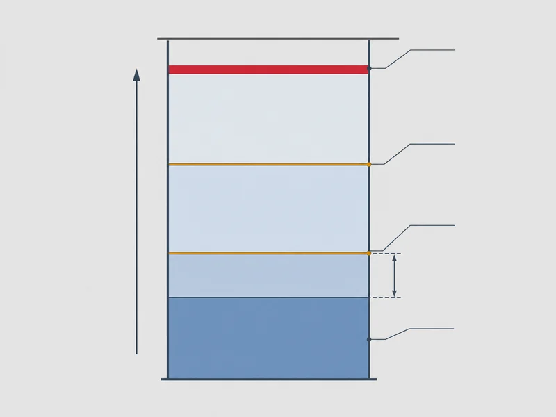 Steam pressure control setpoint stack in a boiler, rising from the modulating band through the operating cut-out and manual-reset high limit to the safety relief valve at MAWP